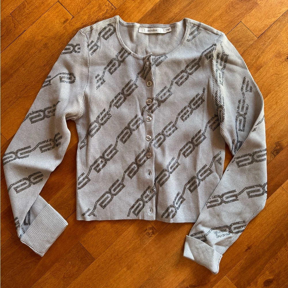 Gestuz Rhinestone Cardigan